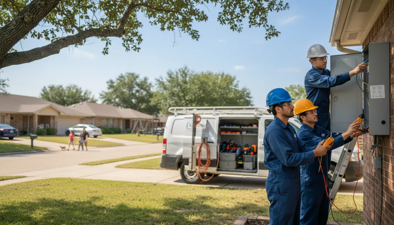 Certified electrician providing emergency electrical services in Sage, AR